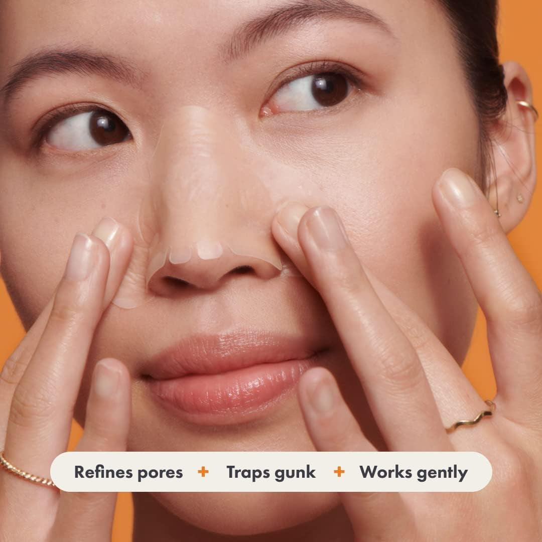 Mighty Patch Nose from Cosmetics - Hydrocolloid Pimple Patch for Nose, Soak up Oil, Pimple Gunk While You Sleep (10 Count)