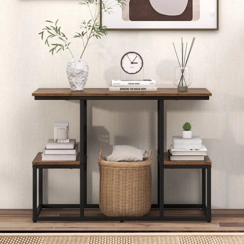 Rustic Console Table for 50-Inch TVs