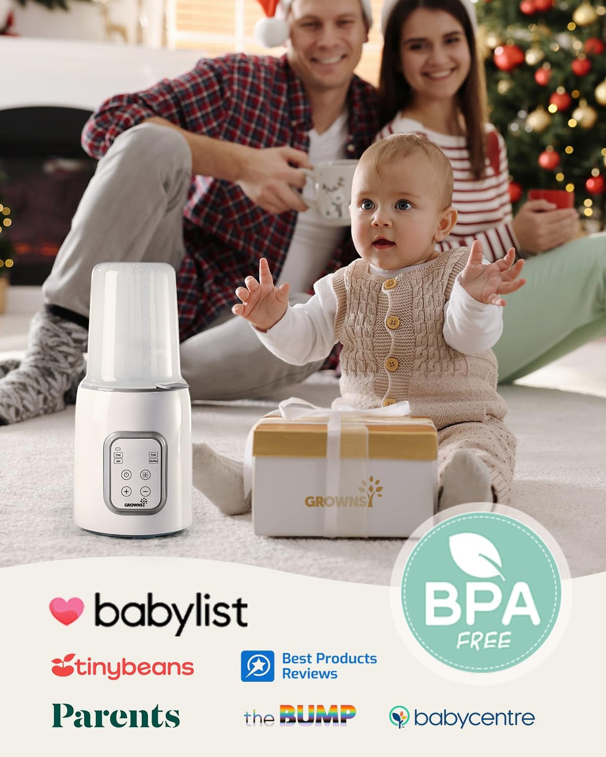 8-in-1 Rapid Baby Bottle Warmer - LCD Timer and Precise Temperature Control for Breastmilk and Formula
