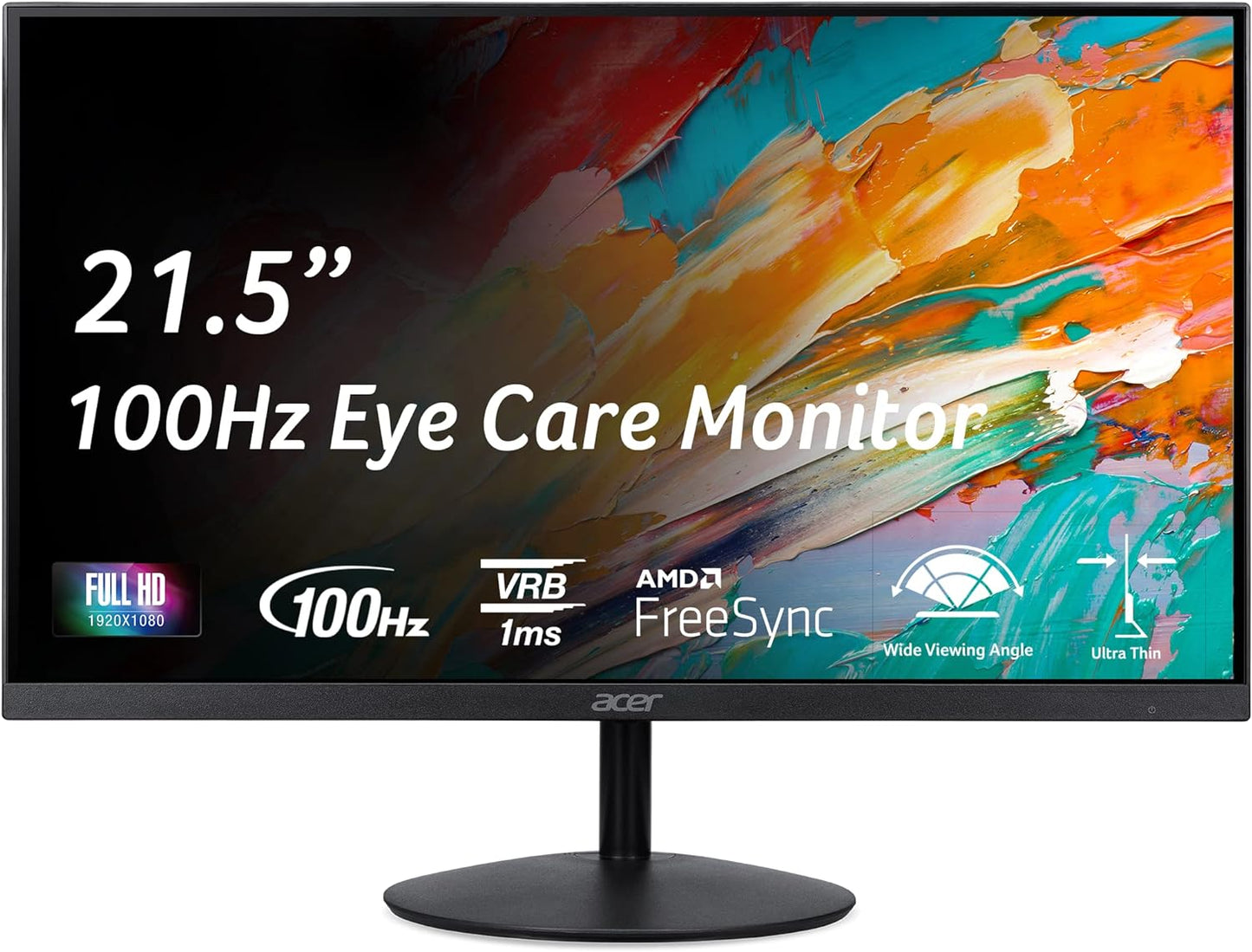 21.5-Inch 1920 x 1080 VA LED Monitor - SB222Q EBI, Black