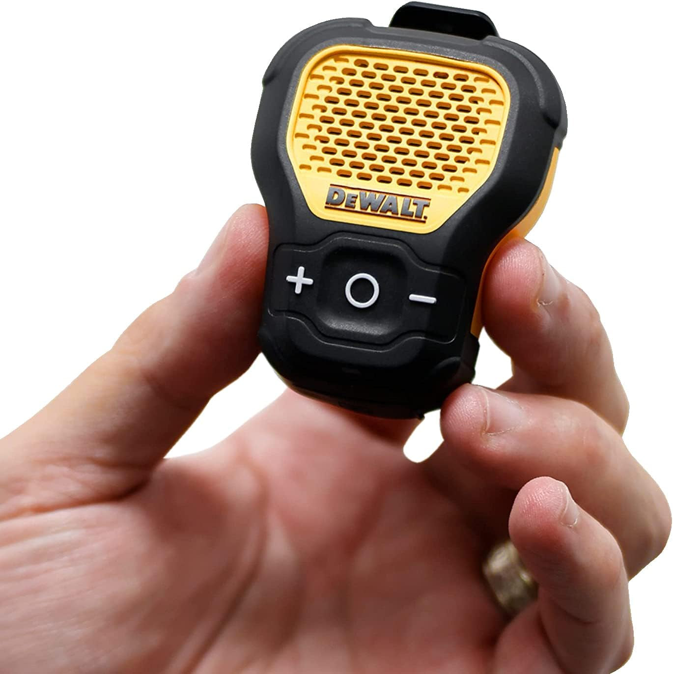 Wearable Bluetooth Portable Speaker - Magnetic Clip - Water-Resistant - Built-In Microphone, Hands-Free Music, Calls