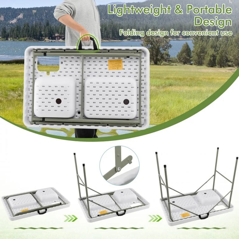 Fish Cleaning Table Featuring Dual Sinks and 360° Rotatable Faucet