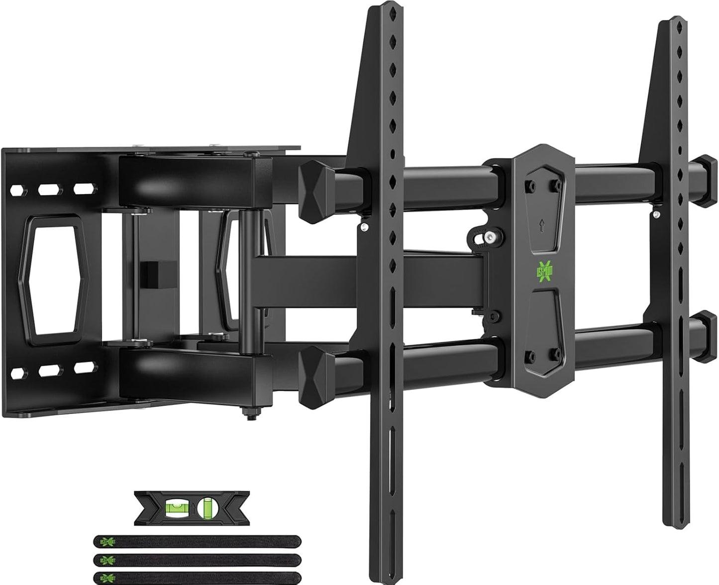 Full Motion TV Wall Mount for 42"-84" TVs, Articulating Swivel and Tilt Bracket, Max VESA 600x400mm, Supports Up to 120 lbs