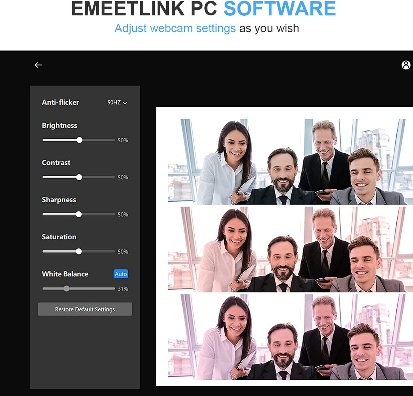 Webcam with Dual Microphones, 90° FOV, USB Plug Play-Online Conferencing and Streaming - Laptop and PC
