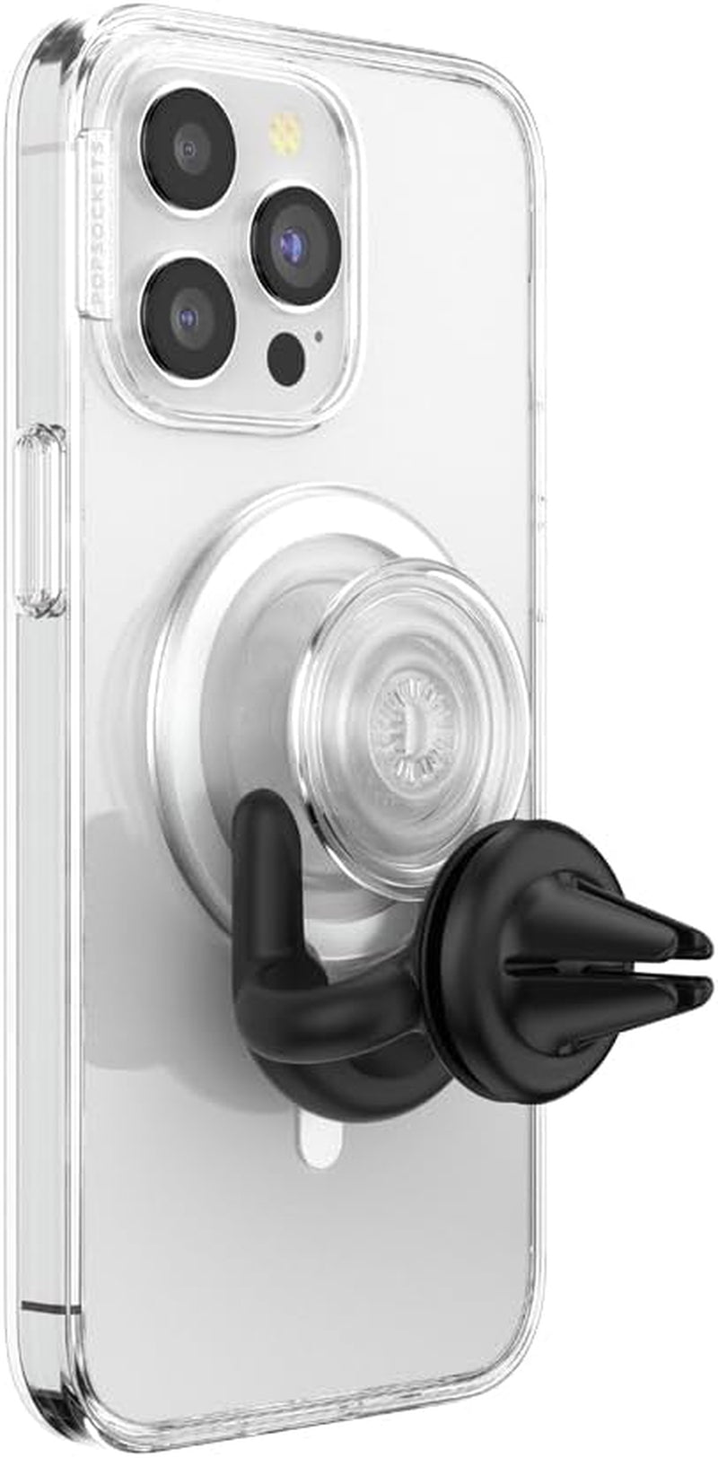 Car Vent Mount - Allows Screen Rotation, Adaptive, Drop Protection, Non-Slip, Ergonomic Design with Sleek Black Finish