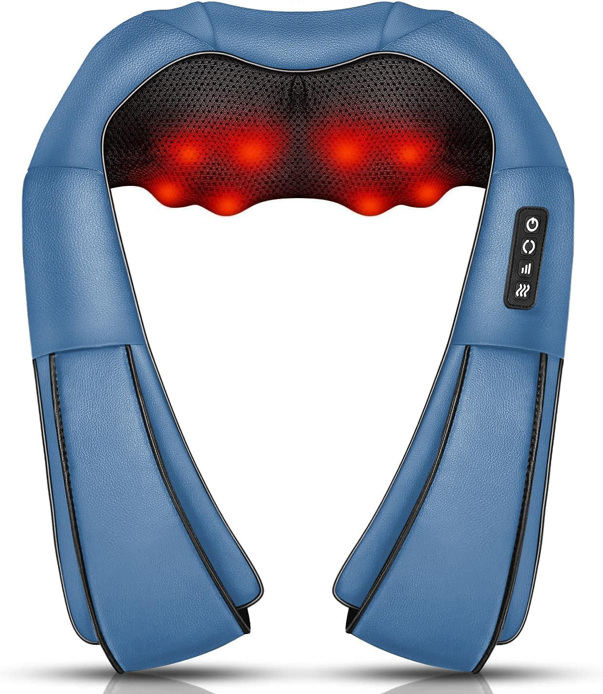 Neck and Shoulder Massager with Heat - Electric Deep Tissue 4D Kneading Massage for Home, Office, and Car