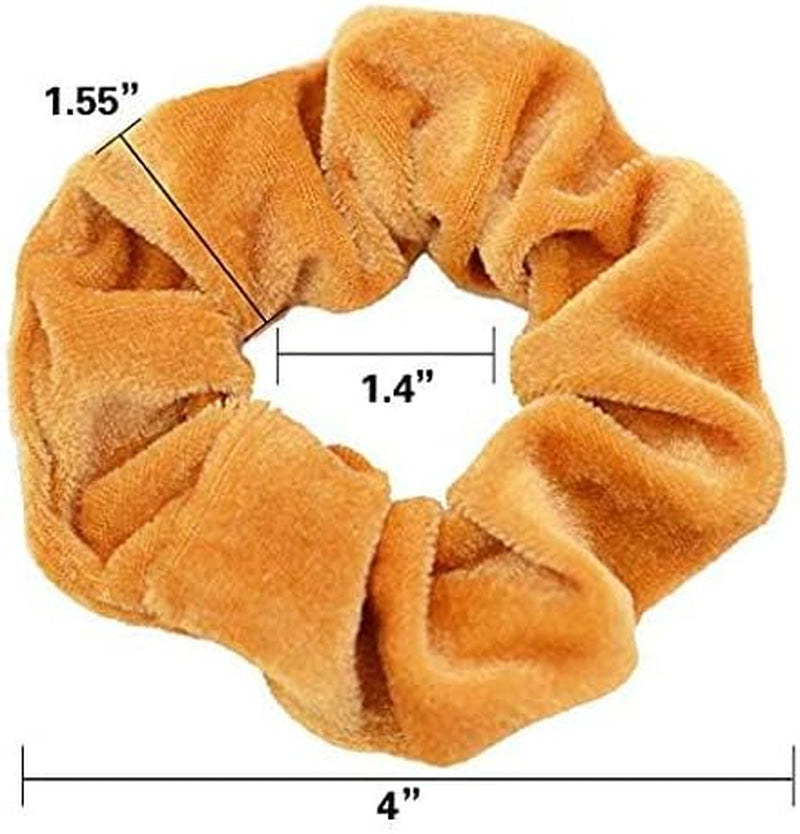 45-Piece Velvet Hair Scrunchies Set - Elastic Hair Bands and Ties for Women and Girls - Hair Accessories