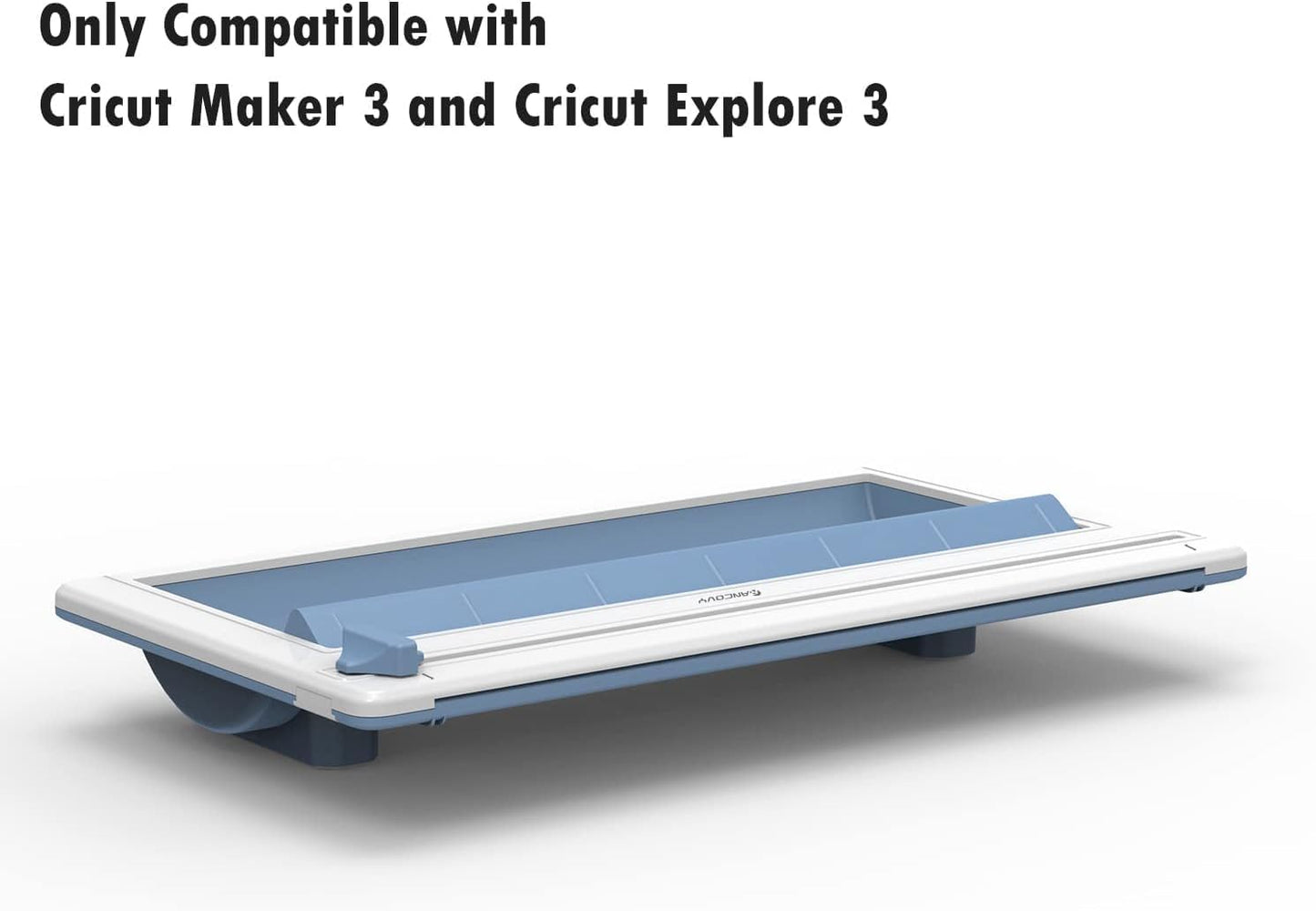 Vinyl Roll Holder with Integrated Trimmer for Cricut Maker 3 and Cricut Explore 3 - Accurate Cuts of Smart Heat Transfer Vinyl