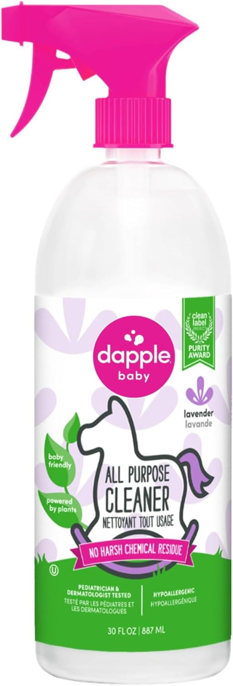 All Purpose Cleaning Spray, Multi-Purpose Cleaner, Baby Safe - Plant Based Household, Sweet Lavender Scented
