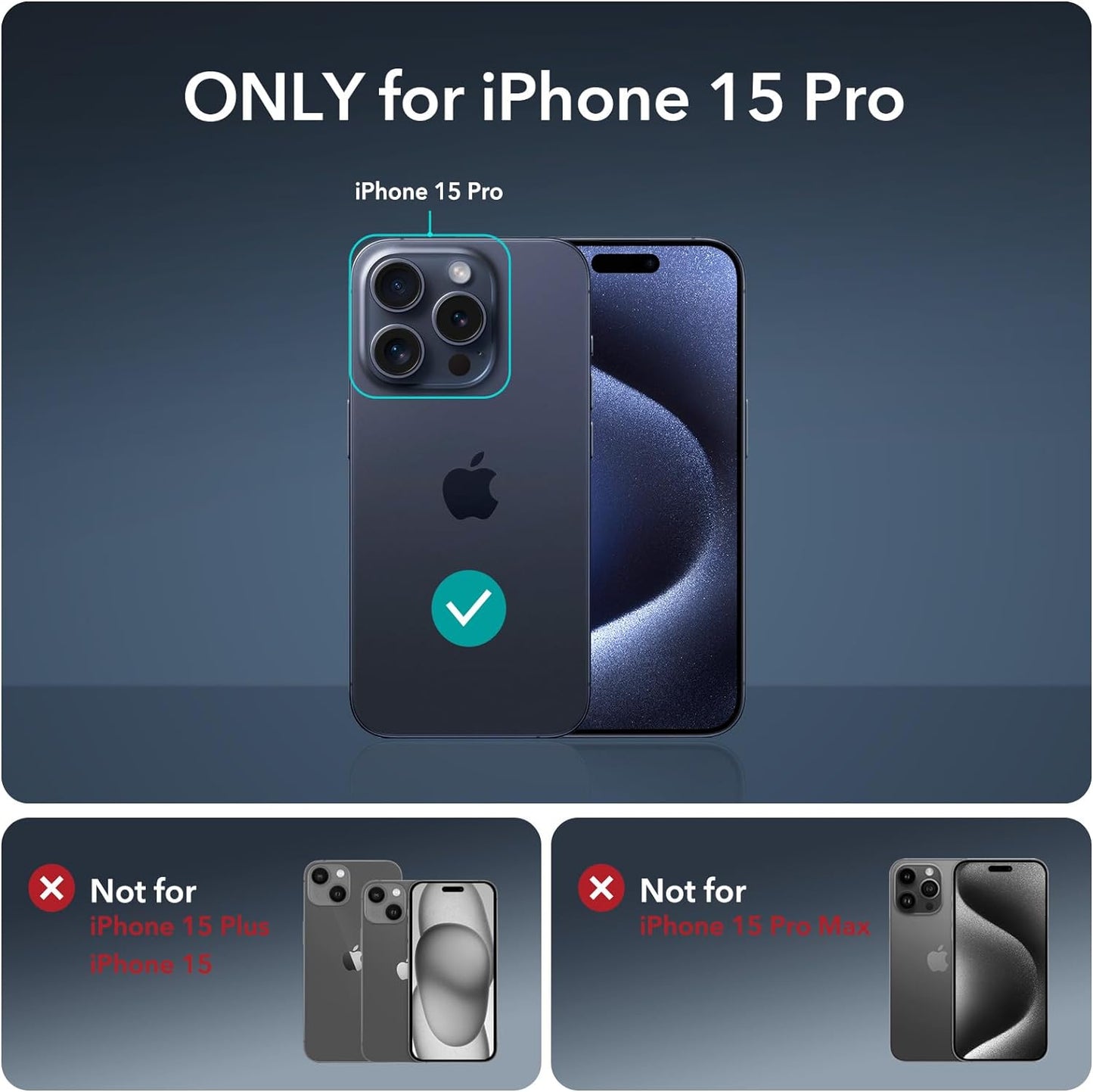 3+1 Pack Ultra-Tough Tempered Glass Screen Protector Set for iPhone - Black Edge and Flawless Fit Tray, 1 Individual Camera Lens Protector