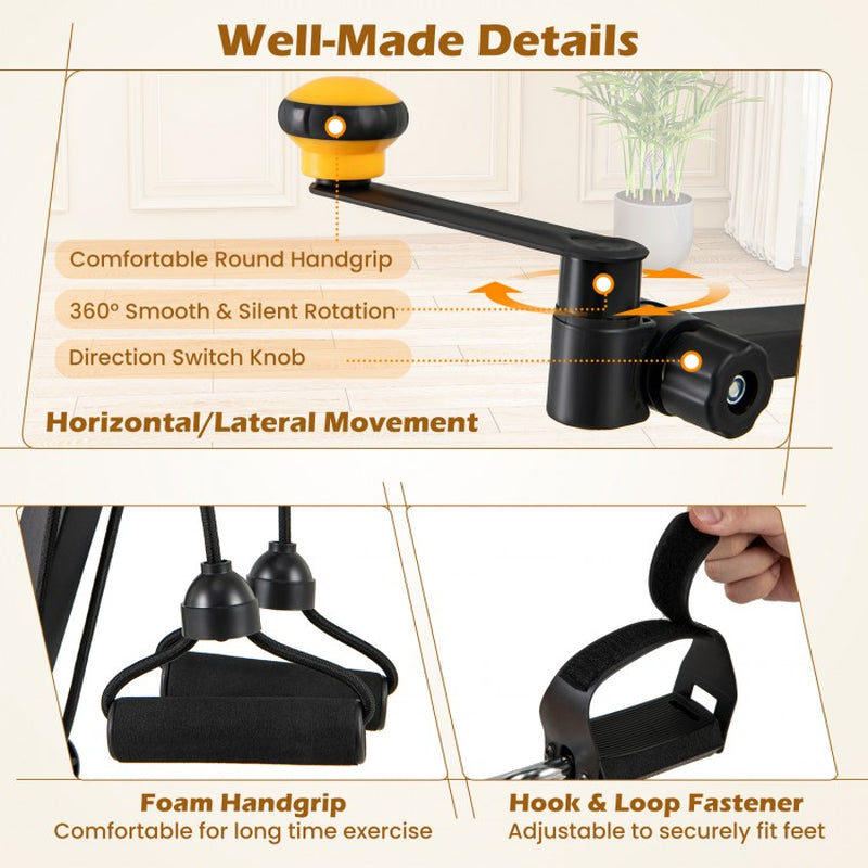 Folding Pedal Exercise Bike with Customizable Resistance Levels