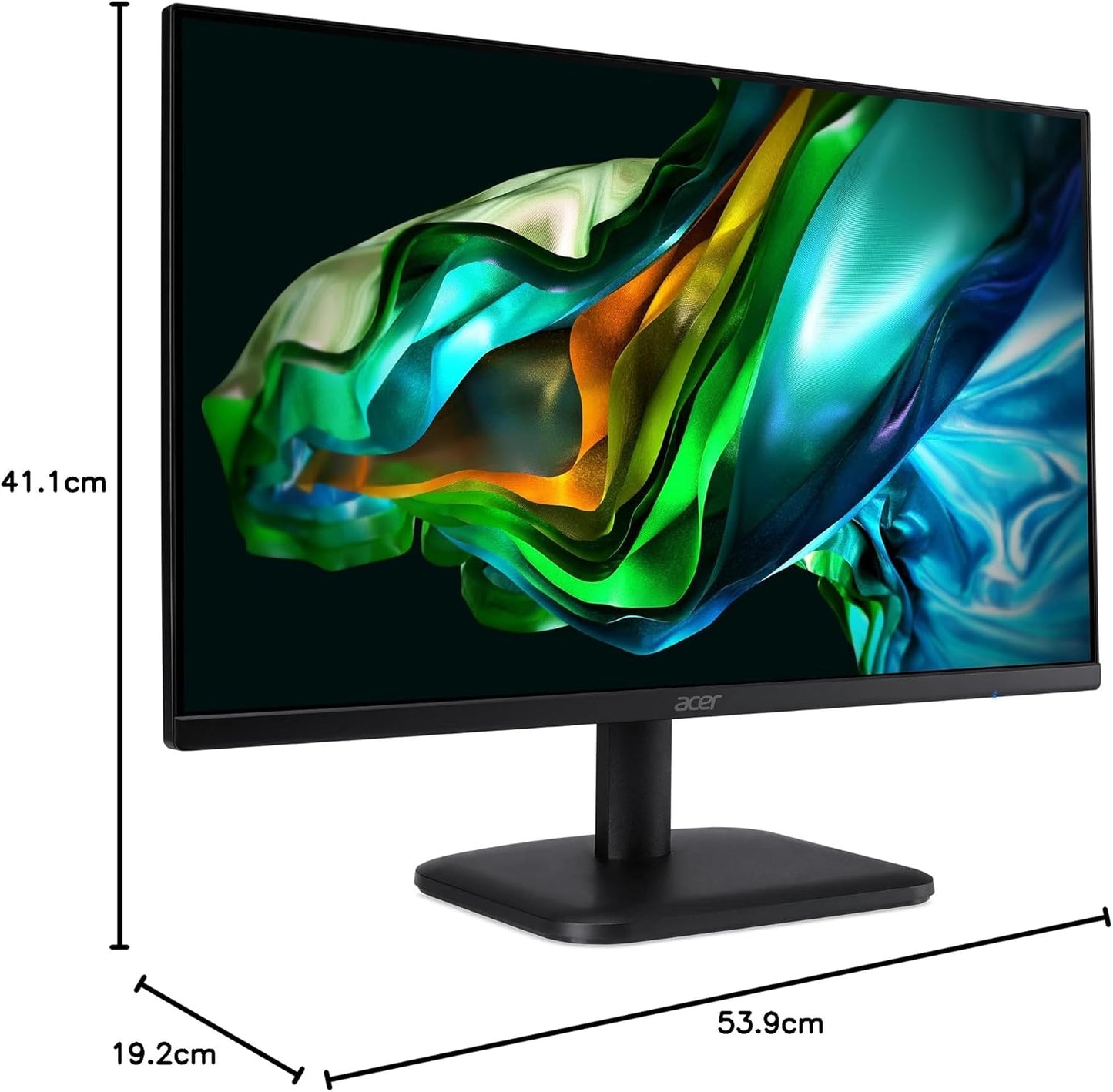 24-Inch IPS FHD Gaming Monitor - 1920 x 1080, 100Hz, 1ms Response Time, Frameless Design, Freesync, Tilt, HDMI & VGA (HDMI Cable)