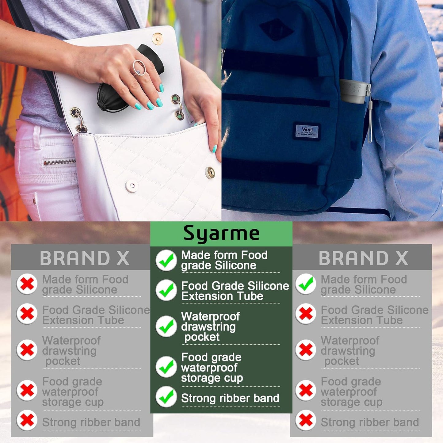 Portable Female Urination Device with Extension Tube - Reusable Urinal Funnel -Travel, Festivals, Camping, and Traffic Jams, Waterproof Storage Bag