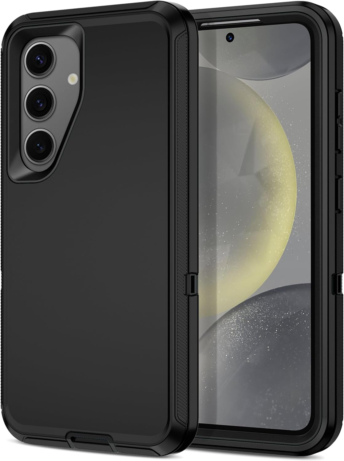Rugged Heavy-Duty 3-Layer Full Body Case for Samsung Galaxy S23/S24 FE Plus Ultra - Shockproof and Dust Resistant