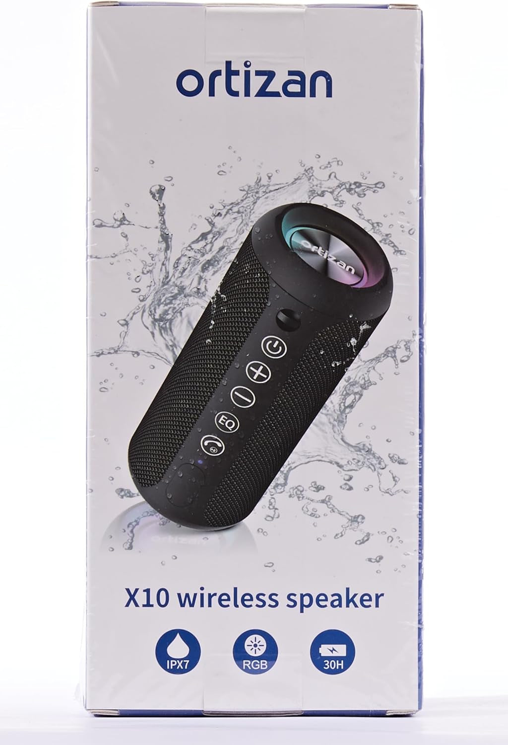 Portable Bluetooth Speaker - IPX7 Waterproof Wireless Speaker with 24W Stereo Sound, Bluetooth 5.0, 30 Hours Playtime, 66Ft Range, and Dual Pairing for Home and Outdoor Use
