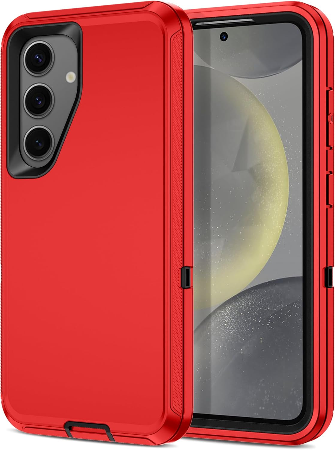 Rugged Heavy-Duty 3-Layer Full Body Case for Samsung Galaxy S23/S24 FE Plus Ultra - Shockproof and Dust Resistant