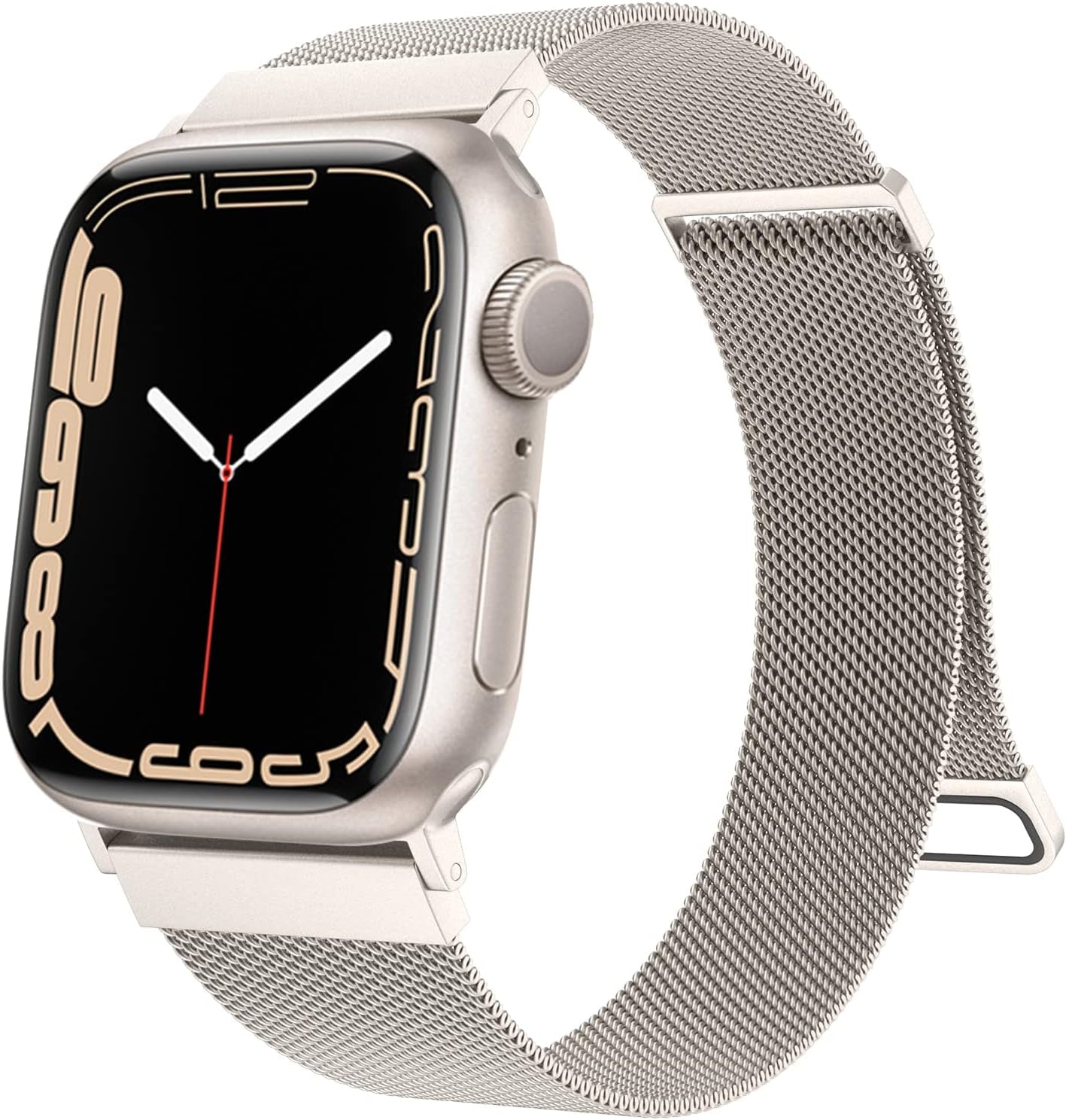 Adjustable Stainless Steel Magnetic Bracelet for Apple Watch Bands - Compatible with Ultra 2/1 and Series 10/9/8/7/6/5/4/3/2/1/SE for Men and Women