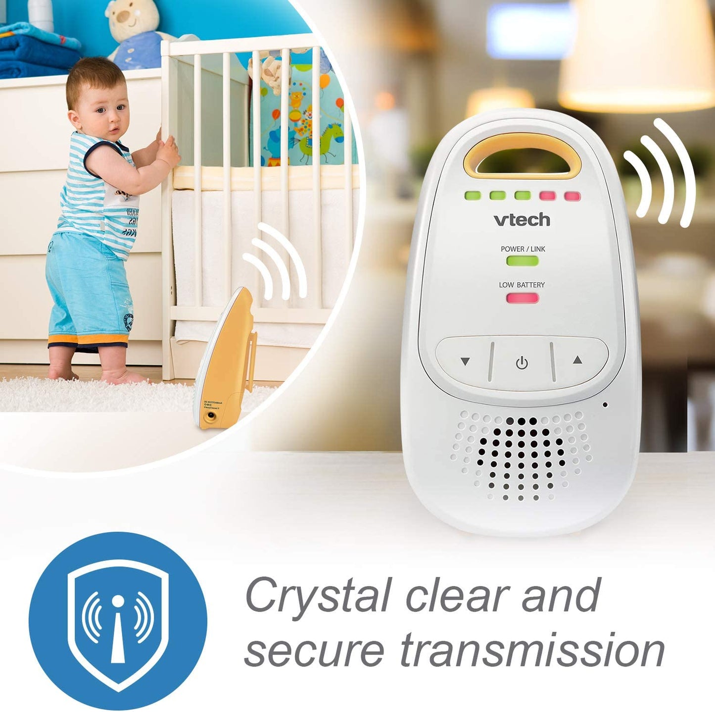 DM111 Digital Audio Baby Monitor - Safe and Sound Technology