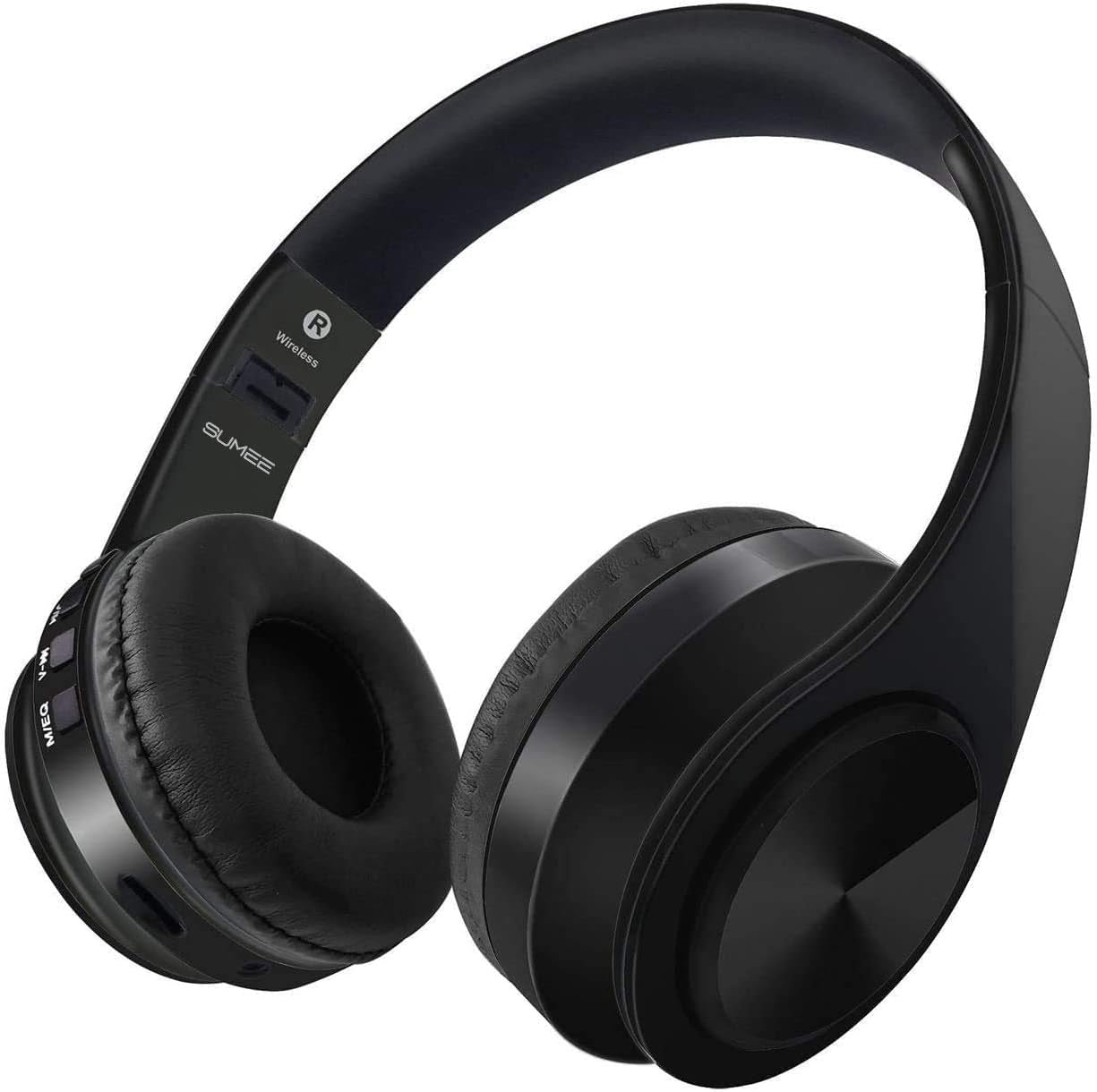Waterproof Over-Ear Headphones,V5.0 HD Stereo Sound Wireless Headphones with Mic, Passive Noise Cancelling Headsets