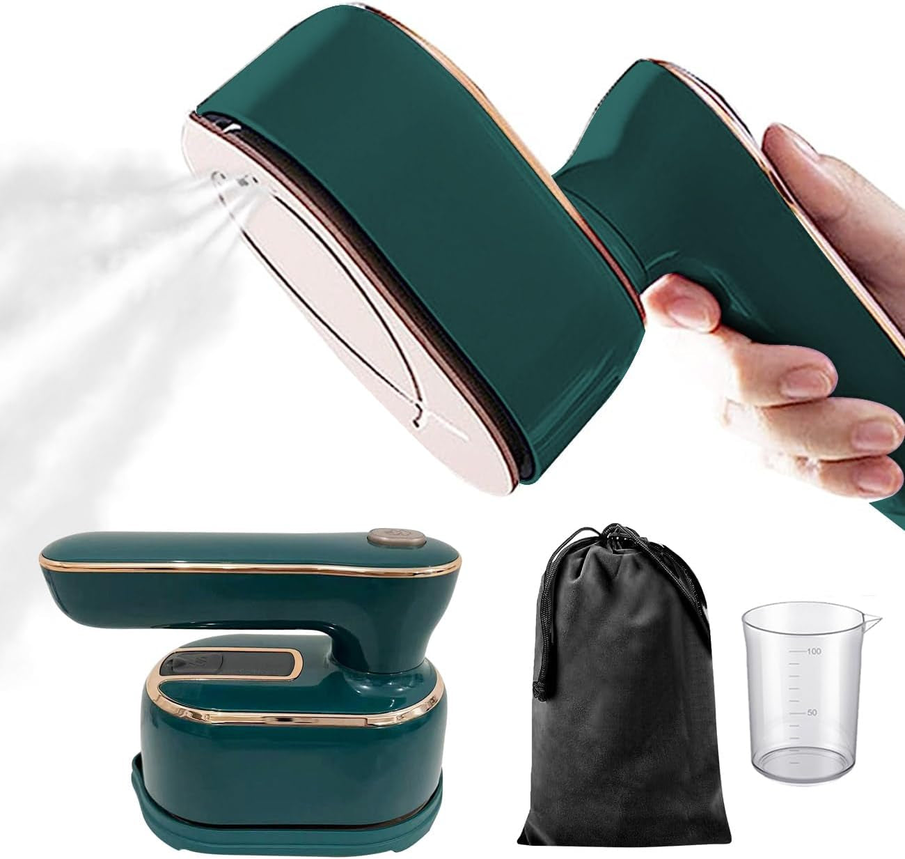 Portable Mini Handheld Travel Steamer for Clothes - Compact Garment Iron for Travel and Dorm Essentials