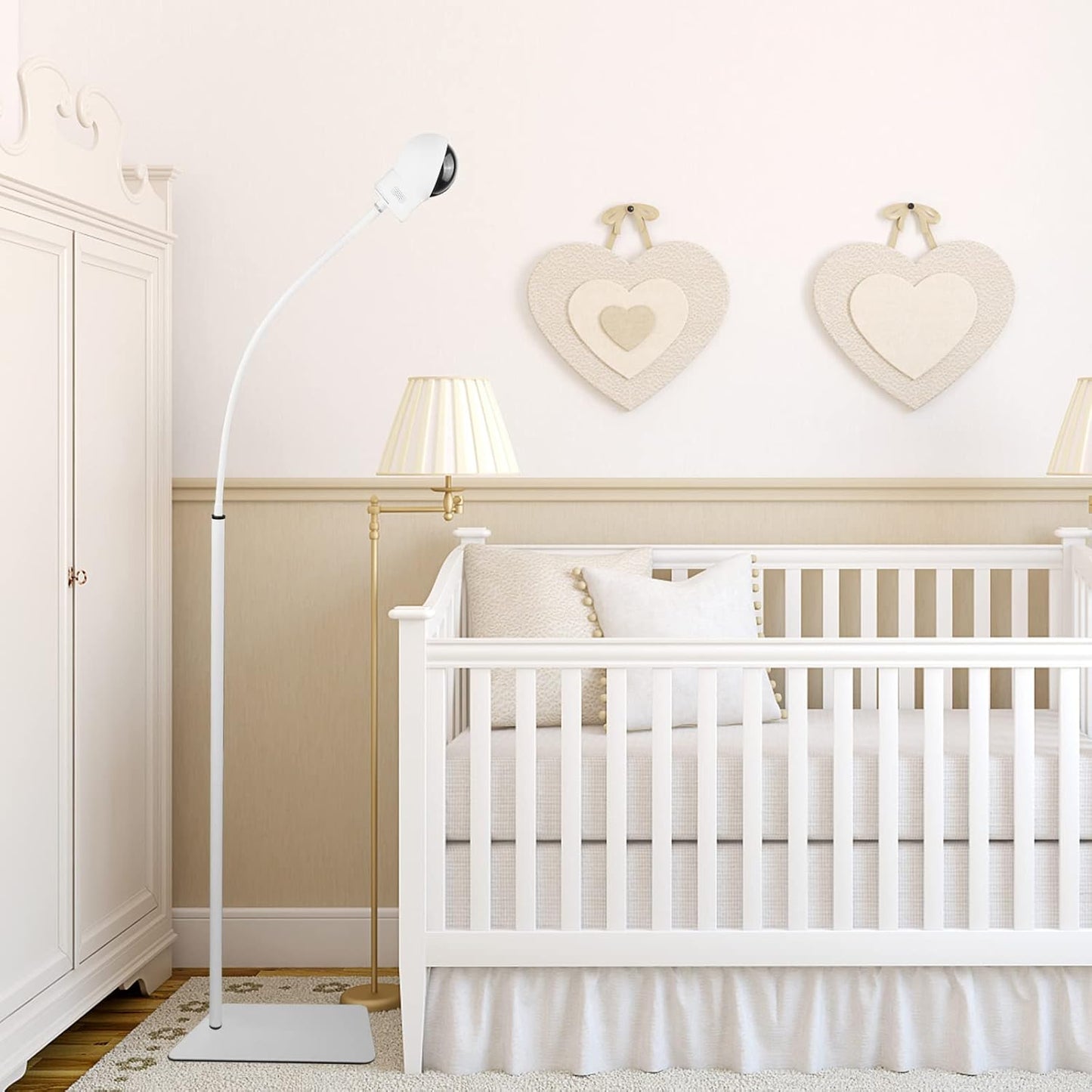 Adjustable Floor Stand - Hellobaby, Infant Optics DXR-8/8 Pro, Eufy, Vava/Hipp, Nooie, Owlet, Motorola Baby Monitors