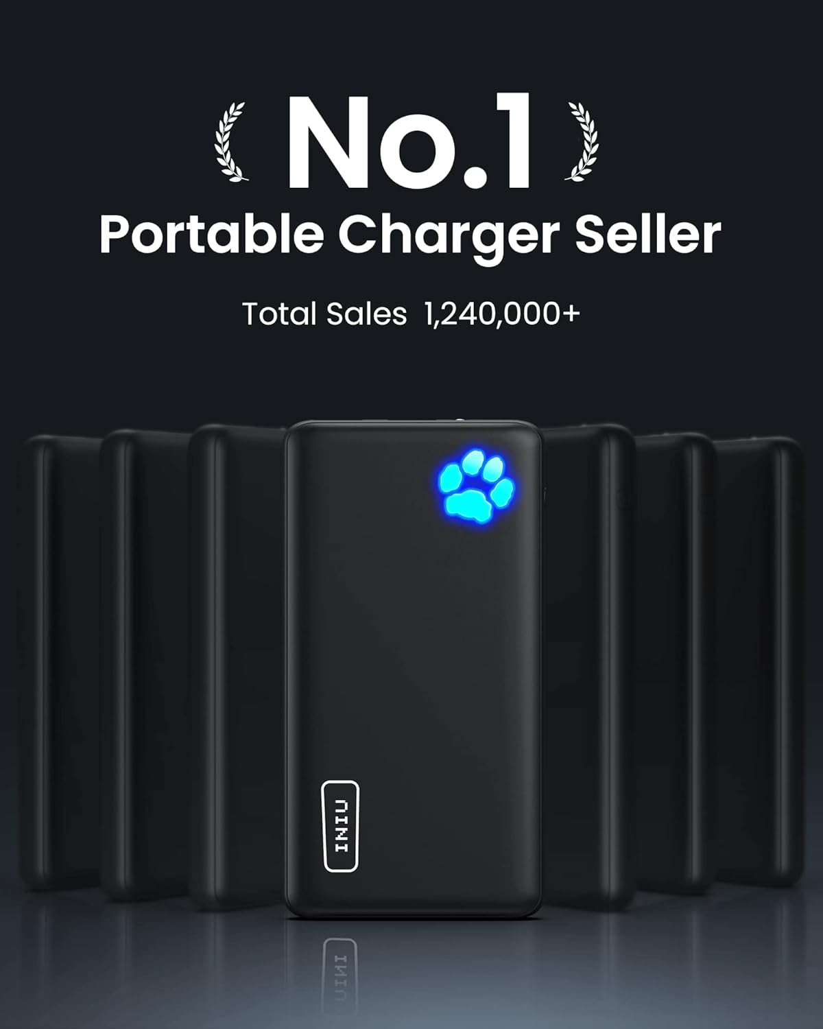 Power Bank, USB C, Slimmest 10000Mah Portable Charger, Triple 3A High-Speed Charge External Battery, Flashlight Phone Charger - Iphone 16 15 14 13 12 Samsung S22 S21 Google LG Ipad