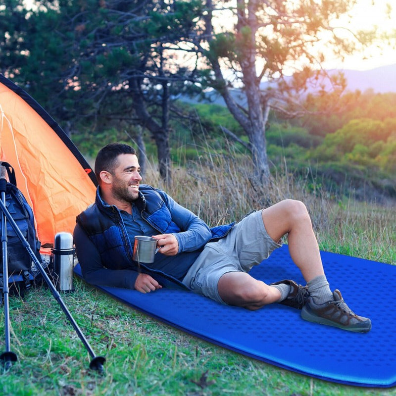Premium Inflatable Sleeping Pad with Convenient Carrying Bag