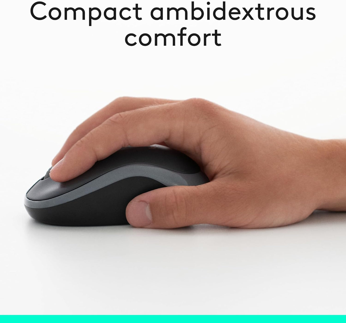 Wireless Keyboard and Mouse Combo for Windows, 2.4 Ghz Wireless, Compact Mouse, 8 Multimedia and Shortcut Keys, 2-Year Battery Life, for PC, Laptop