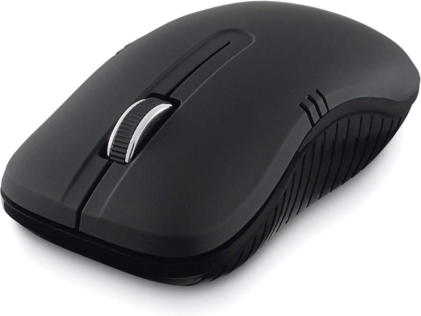 Wireless Optical Notebook Mouse, Commuter Series - Matte Black (8.5" x 5.5" x 3")
