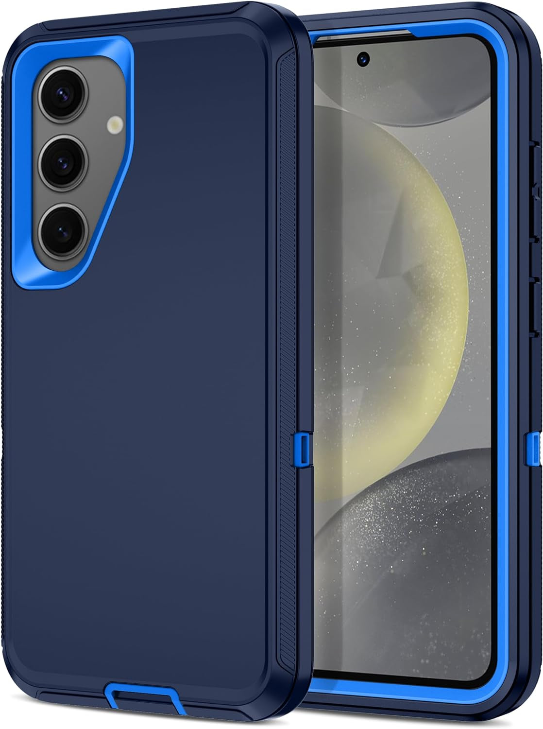 Rugged Heavy-Duty 3-Layer Full Body Case for Samsung Galaxy S23/S24 FE Plus Ultra - Shockproof and Dust Resistant