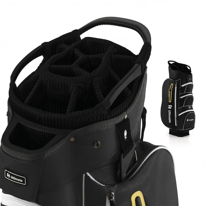 9.5-Inch Lightweight Golf Cart Bag Featuring 15-Way Top Dividers