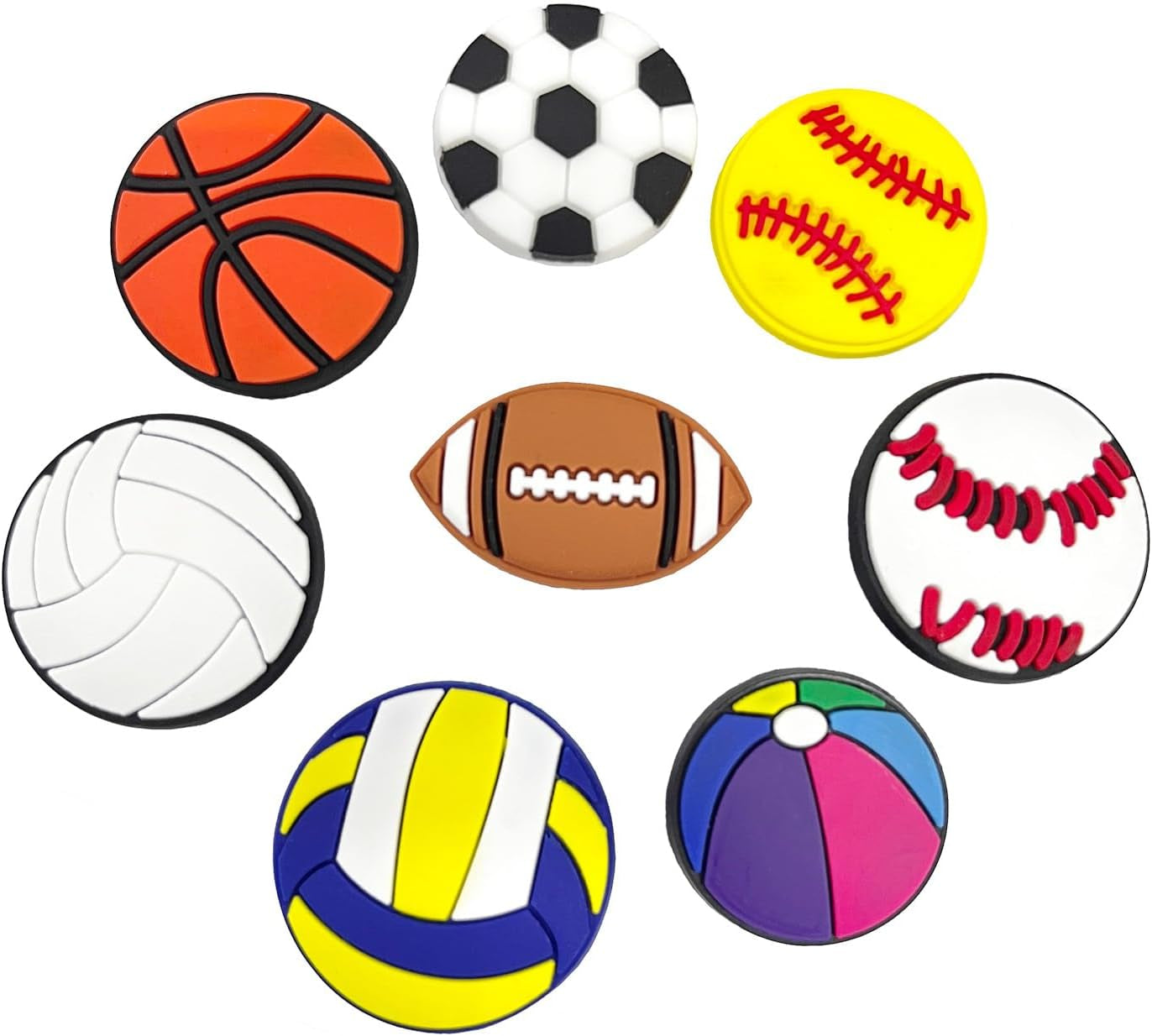 Assorted PVC Charms Set - 30 Packs of 150 and 1000 Pieces for Boys, Teens, and Adults - Ideal for Birthday Gifts and Party Favors