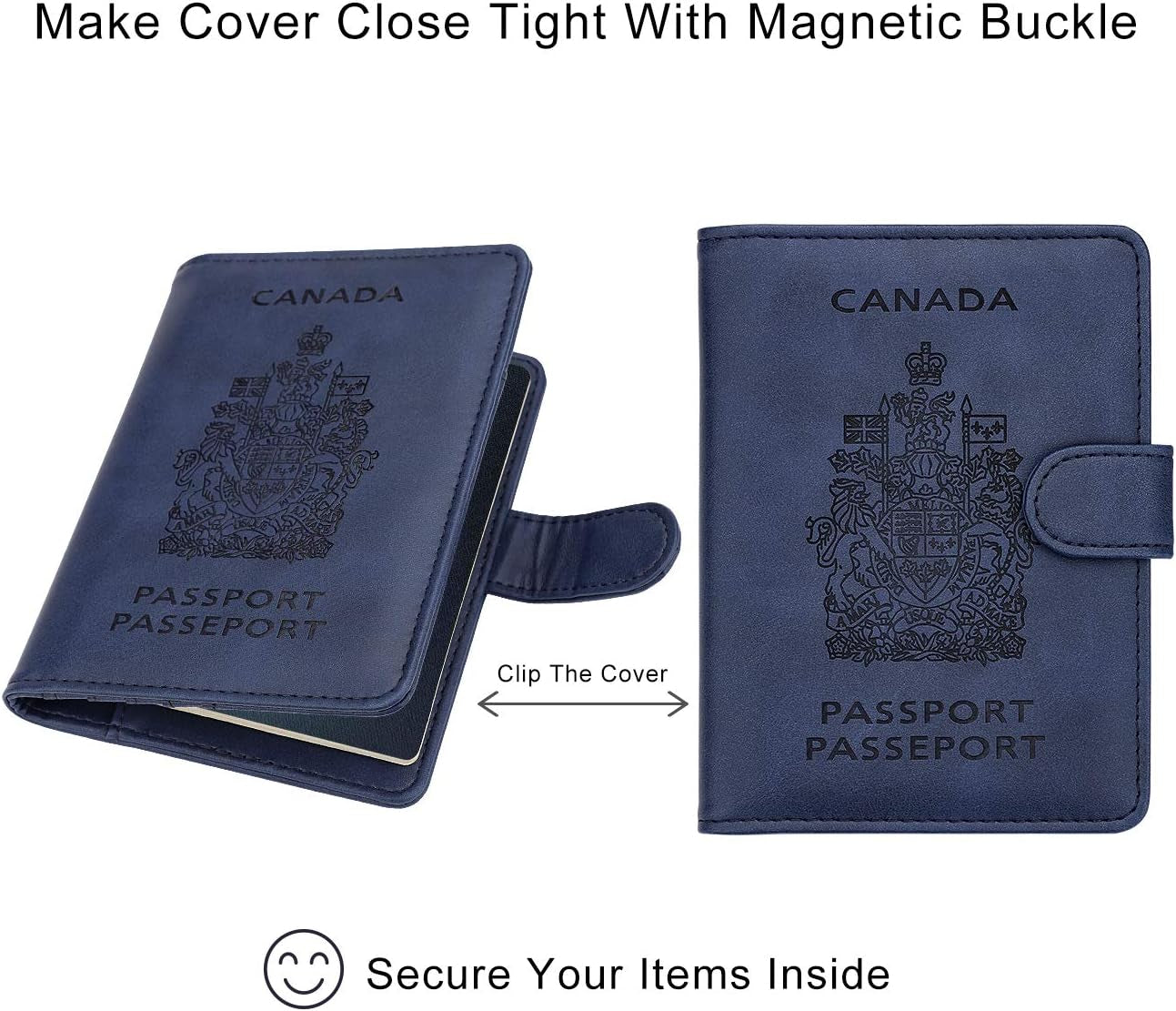 RFID-Blocking Passport Holder and Travel Wallet Case