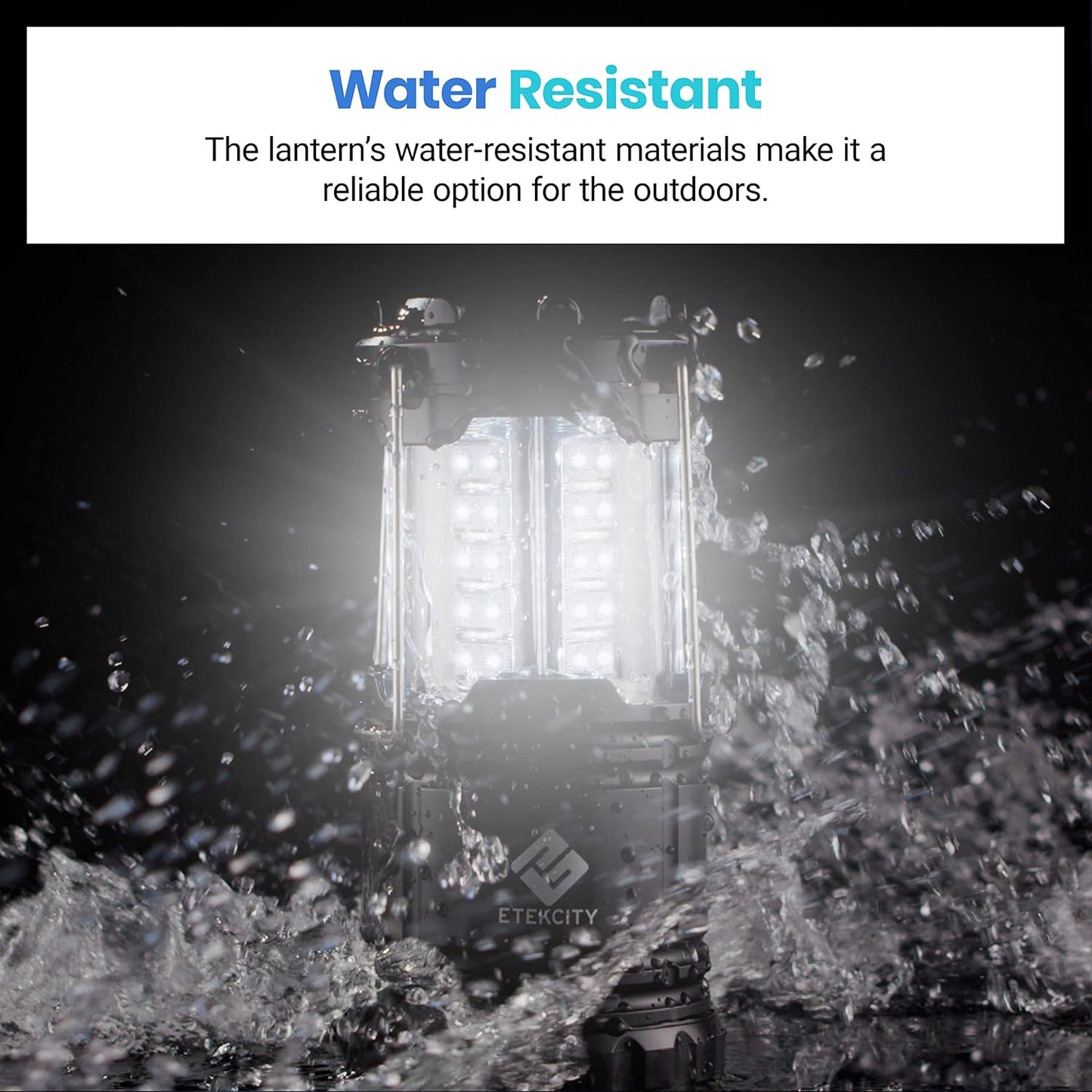 2-Pack LED Camping Lanterns with Magnetic Base and Adjustable Brightness - Emergency Survival Kit for Hurricanes, Storms, and Power Outages (Batteries Included)