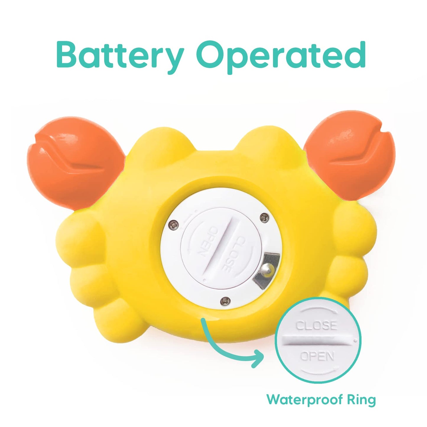 Digital Baby Bath Thermometer for Safety - Celsius Water, Room Temperature Monitor - LED Display, Floating Infant Bath Toy