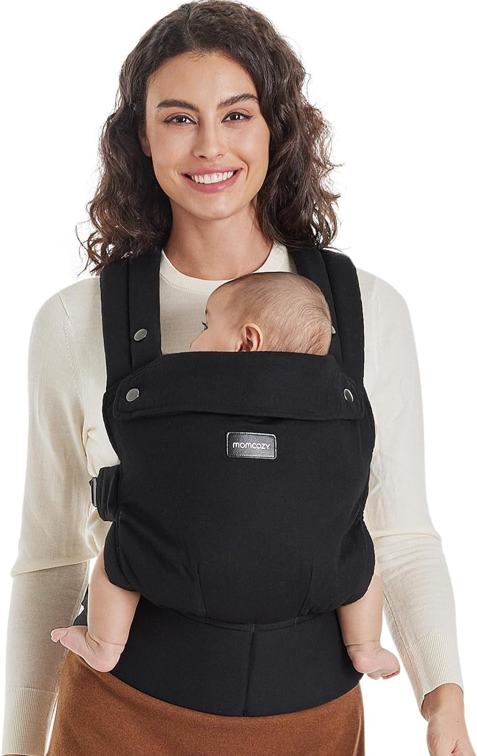 Ergonomic Baby Carrier - Newborn, Toddler, Lightweight Cozy Design, 7-44 lbs, Hands-Free Parenting, Enhanced Lumbar Support