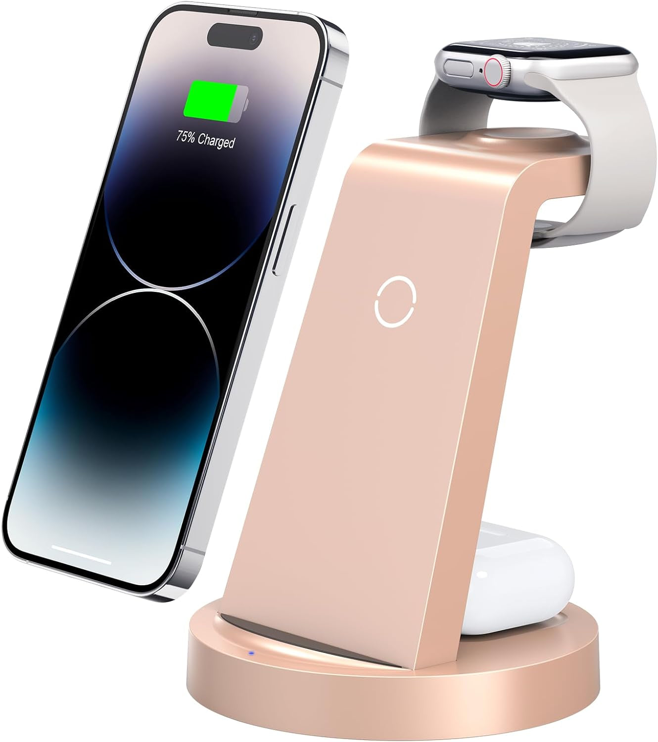 3-in-1 Wireless Charging Station for iPhone, Apple Watch, and AirPods - Compatible with iPhone 16, 15, 14, 13, 12, 11, X, Pro Max