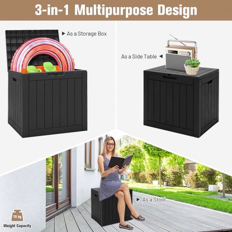 30-Gallon Outdoor Storage Bench and Seating Solution