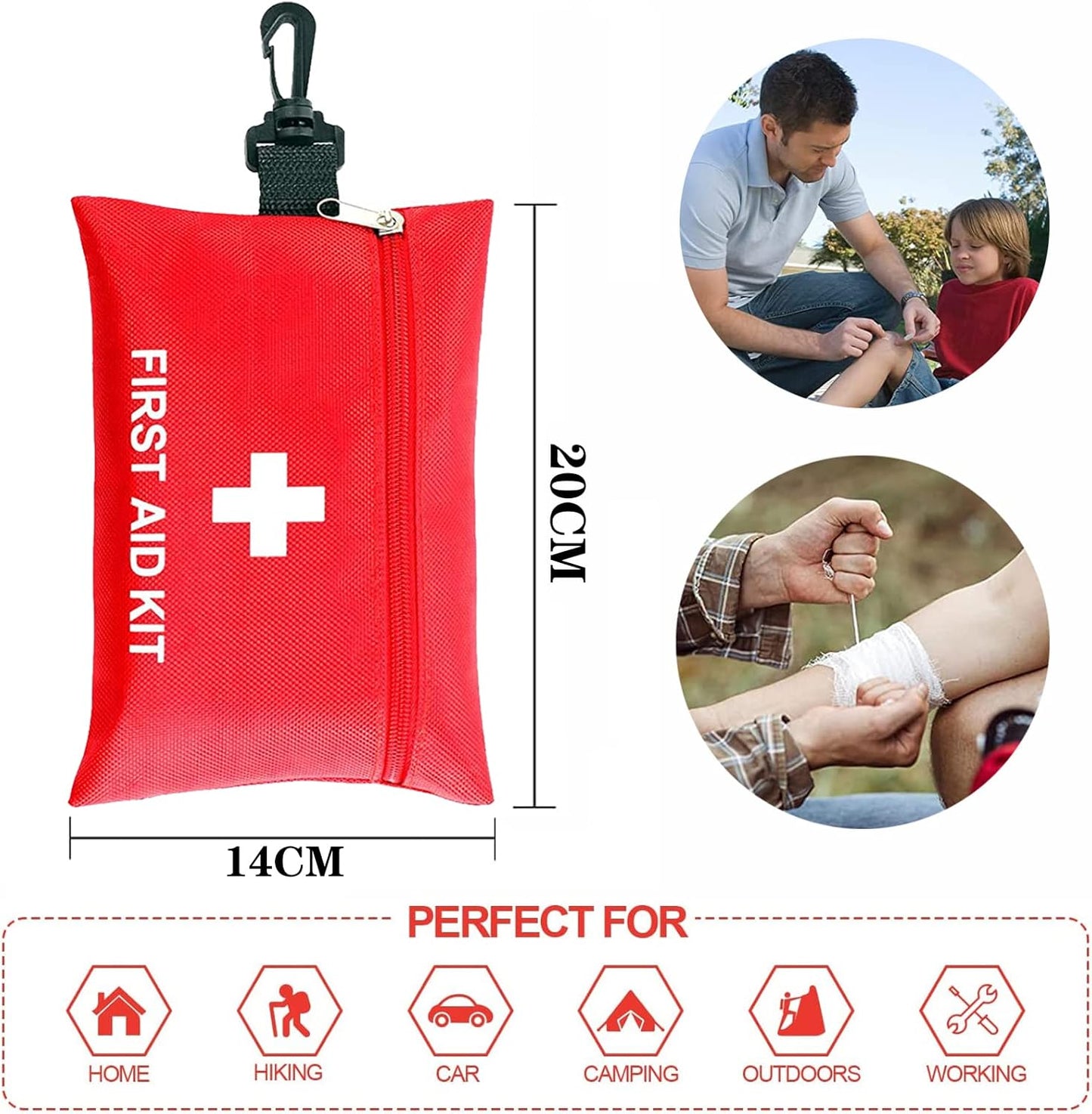 Comprehensive 97-Piece First Aid Kit for Family Emergency Preparedness