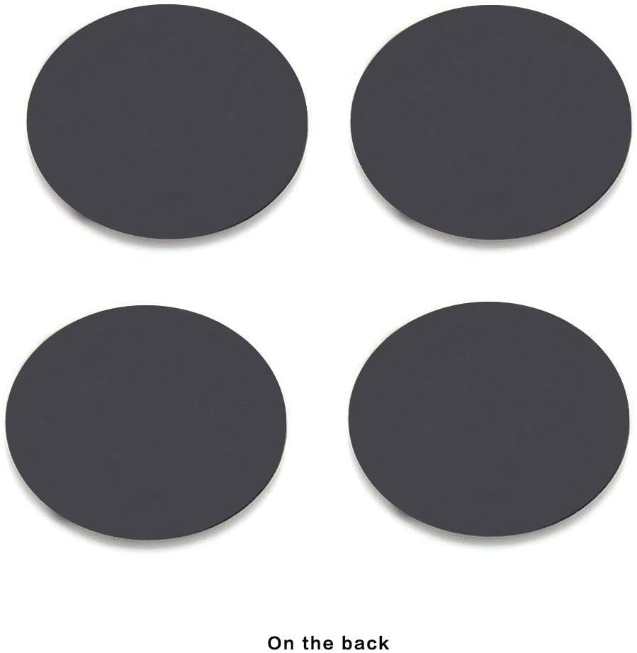 4-Pack Silicone Laptop Feet (0.59 Inch Diameter) - Replacement Bottom Case Feet for MacBook Pro/Air Shell Cover, Black
