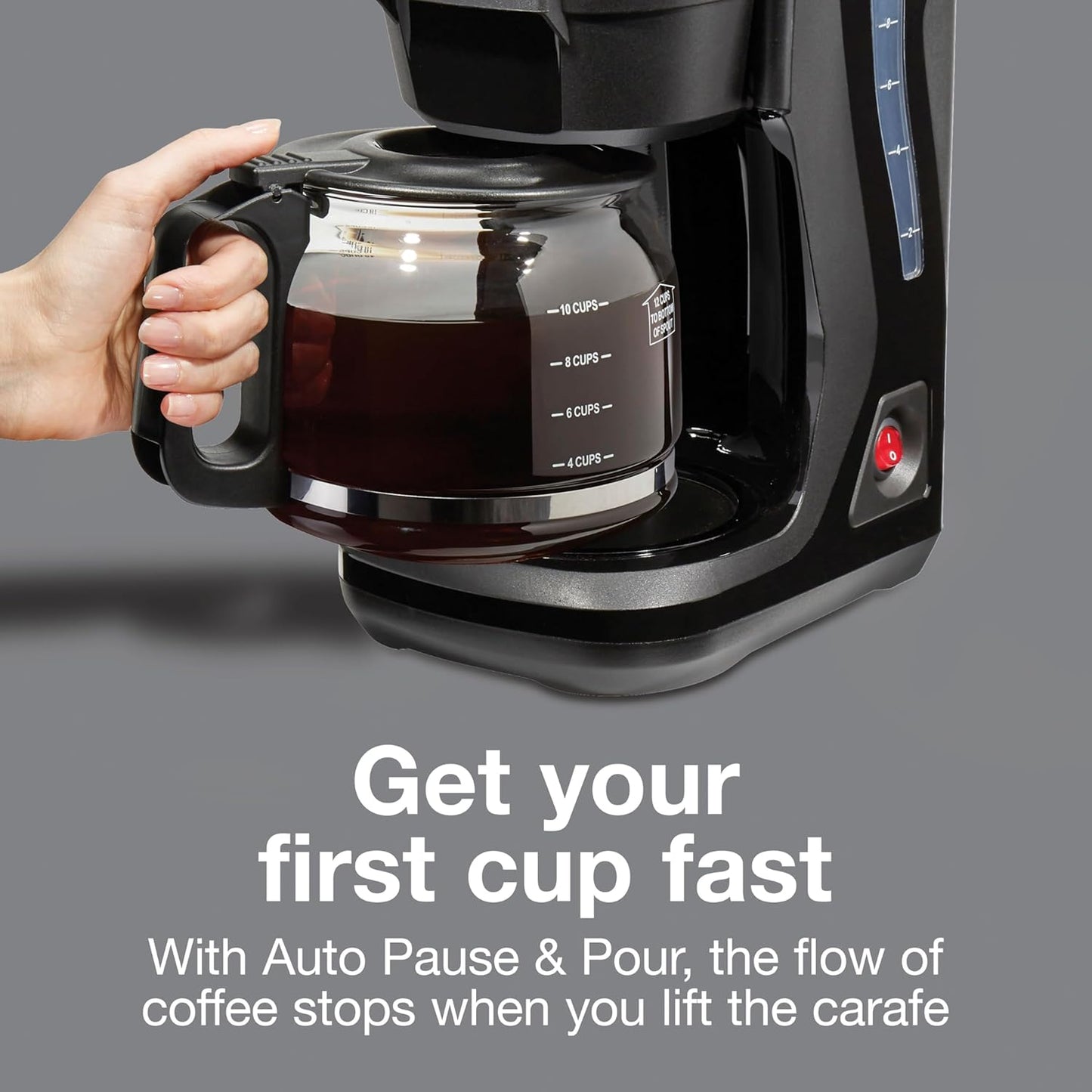 Compact Coffee Maker, Black