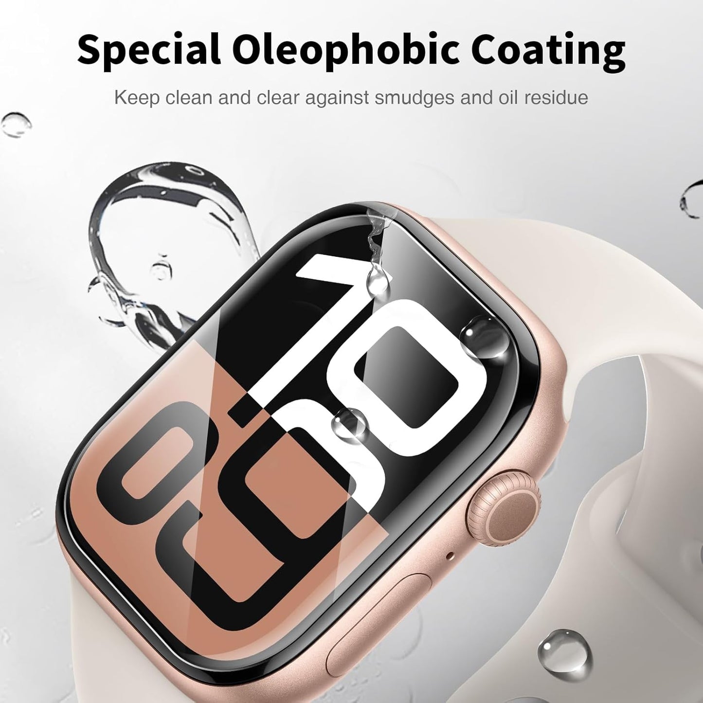 6-Pack Self-Healing TPU Screen Protectors for Apple Watch Series 10 (42mm) - Scratch-Resistant, Bubble-Free, HD Clarity, Anti-Glare, Transparent