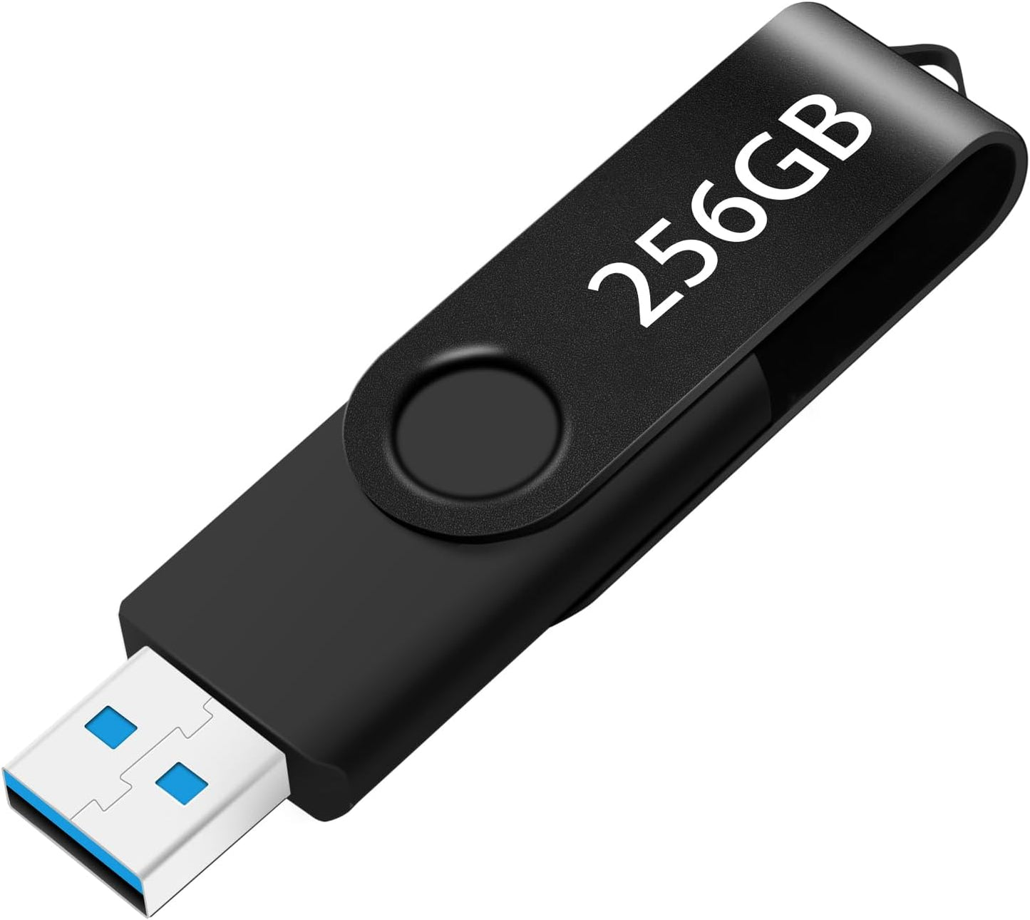 256GB USB Flash Drive - High-Speed Portable Thumb Drive with Keychain - Actual Storage 249GB Approx - Large Capacity Memory Stick