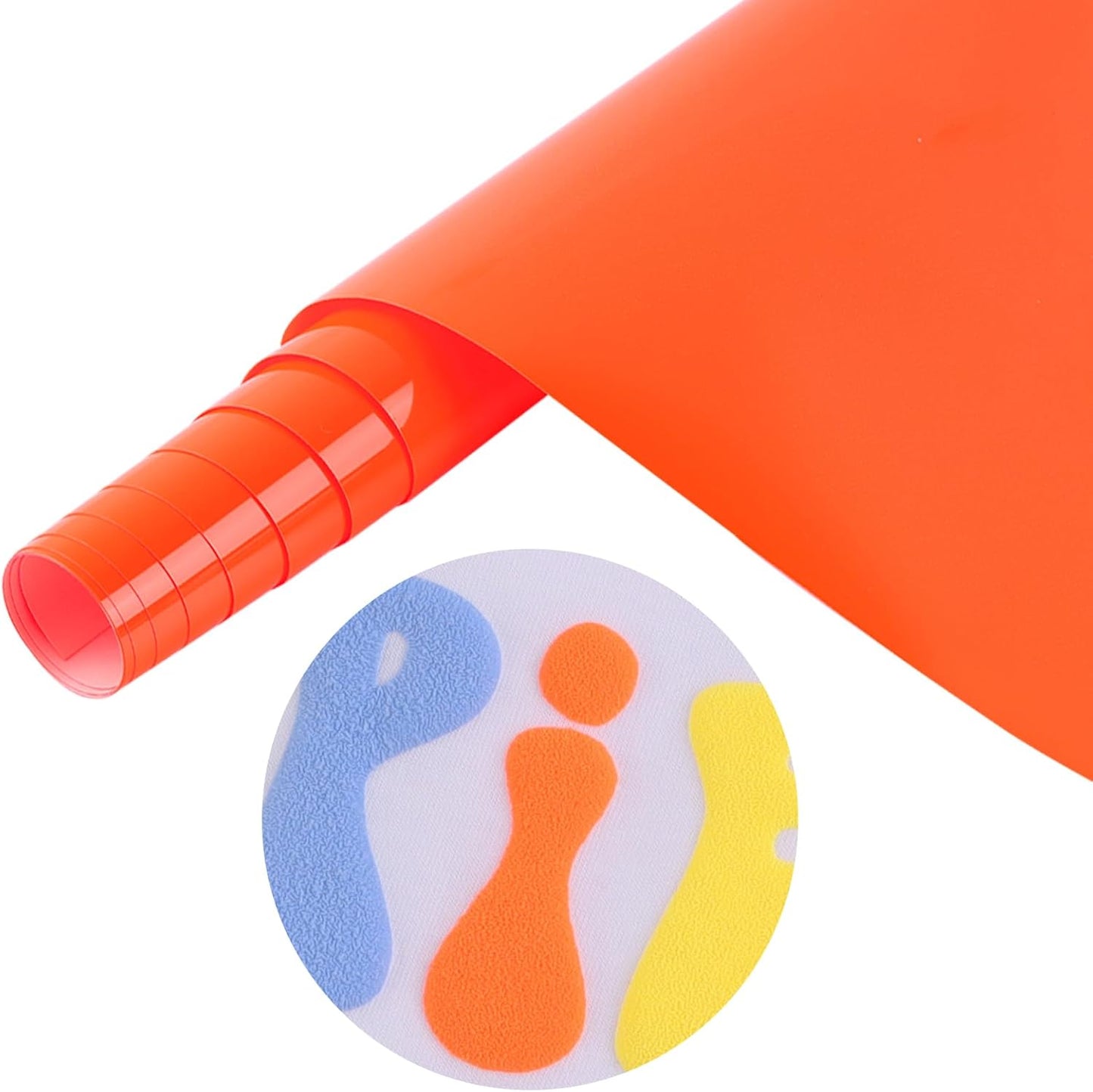 Puff Vinyl Heat Transfer Sheets - 11 Pack of 12 x 10 Inches 3D Foaming HTV for T-Shirt Design