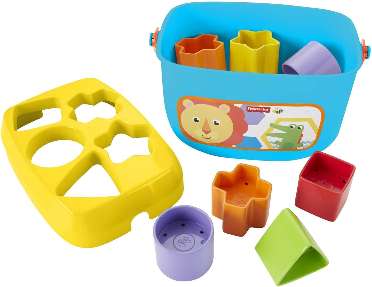 Stacking Toy Set: Baby's First Blocks - 10 Shape Sorting Toys for Infants 6 Months and Older