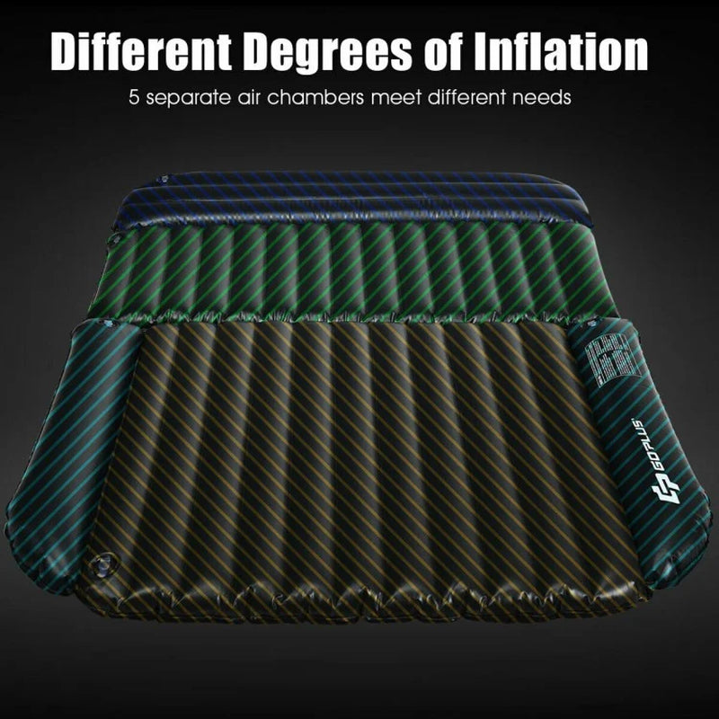 Inflatable SUV Backseat Mattress Travel Pad with Pump for Outdoor Use