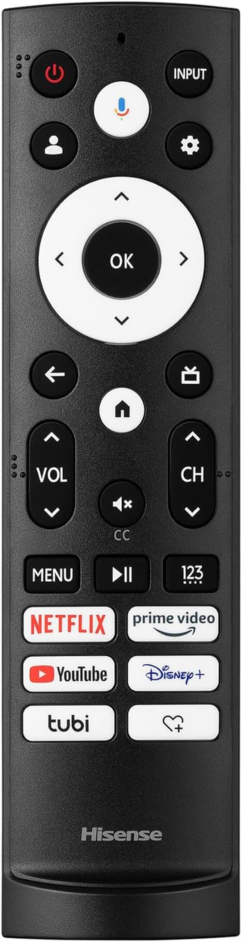 50A68N - 50-Inch Smart Ultra HD 4K Dolby Vision HDR10 Google TV with Bluetooth and Voice Remote (2024 Canada Model)