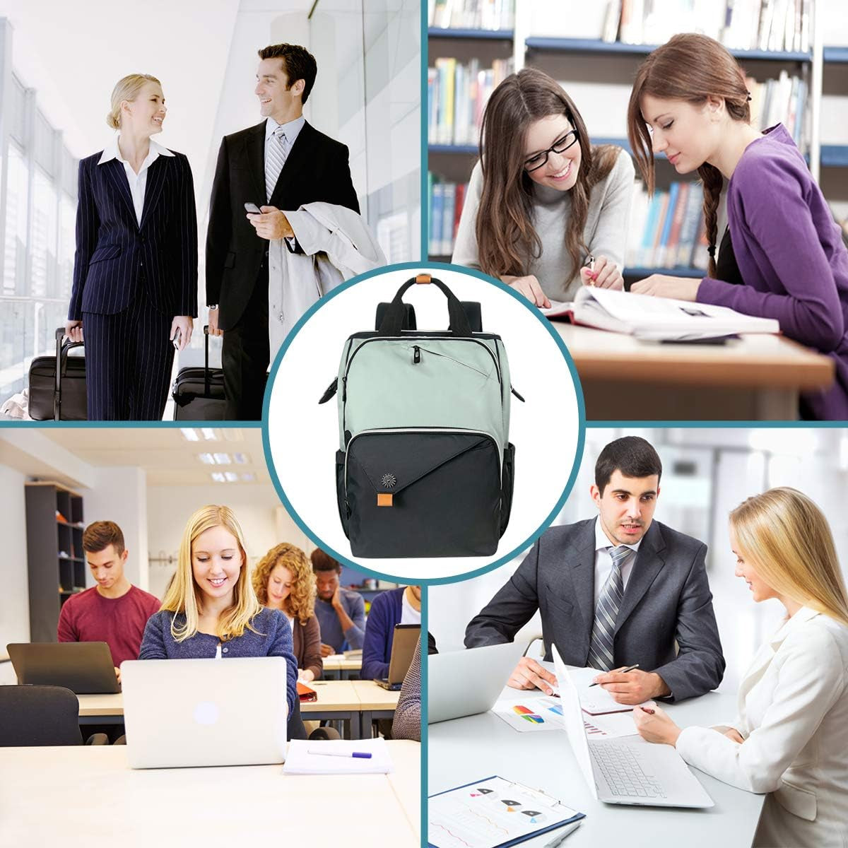 Women's Laptop Backpack - Versatile Travel and Work Carry-On Backpack