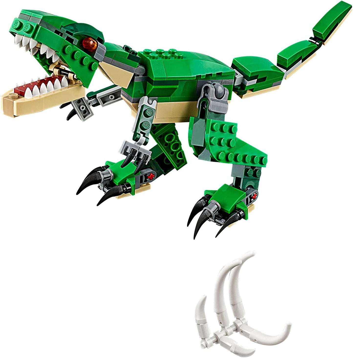 3-in-1 Transforming Dinosaur Toy Set: T. Rex, Triceratops, and Pterodactyl Figures - Ideal Gift for Children Aged 7-12, Model 31058