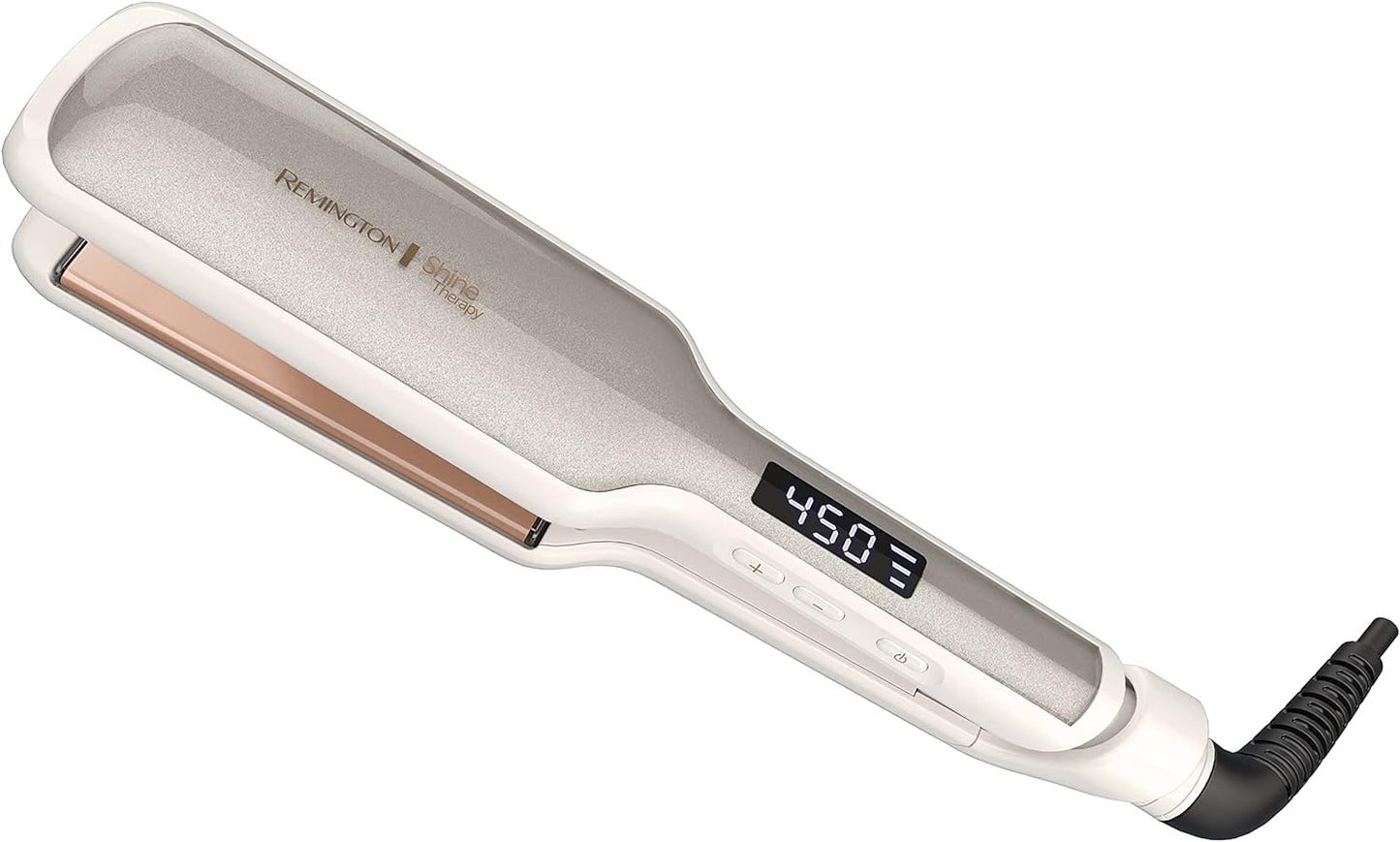 Shine Therapy Argan Oil and Keratin Infused 2-Inch Hair Straightener and Flat Iron